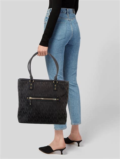 black rainbow michael kors purse|Michael Kors canvas tote handbags.